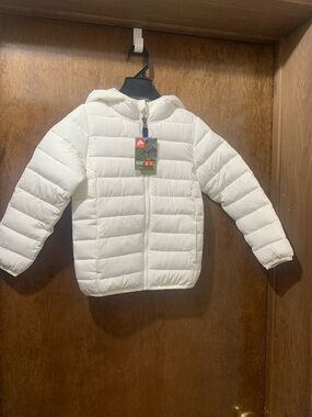 NEW!!Ozark Trail White Puffer Jacket with Hood